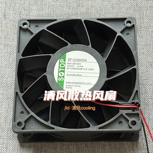 060 变频器风扇 SOTOP BYLS 12038 12CM厘米 2.00A SF1238XD4 24V