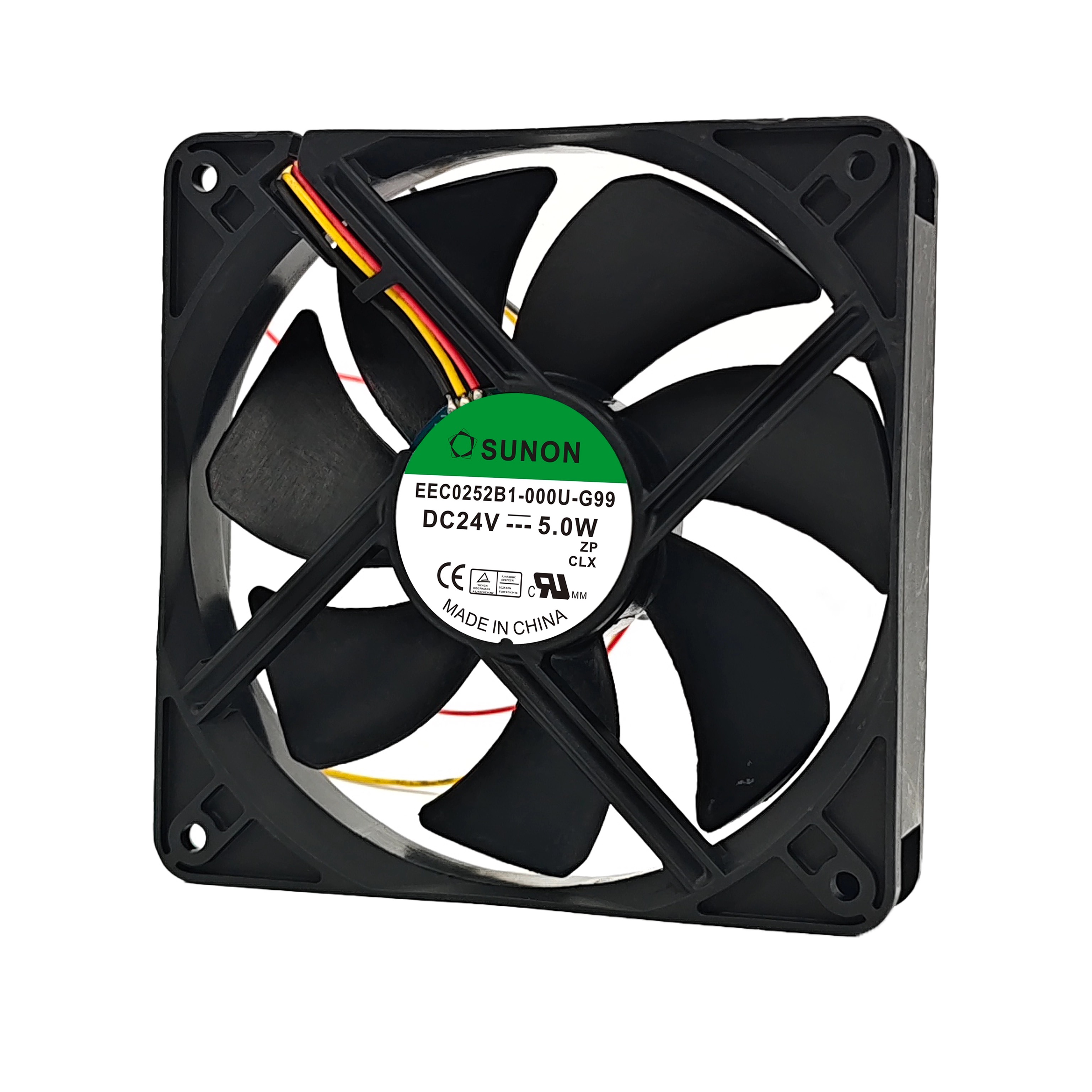 建准SUNON EEC0252B1-000U-G99 24V 5W 12025 12CM变频器散热风扇