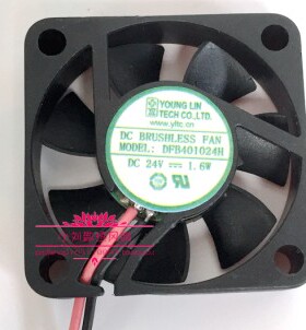 原装永立 DFB401024H 4CM 4010 24V 1.6W 2线变频器散热风扇设备