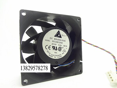 8CM/厘米 大风量机箱 服务器风扇 8038 12V 3.3A PFB0812DHE