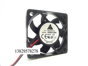 台达 5CM厘米 5010 12V 0.12A 2线 滚珠 CPU 机箱风扇 EFB0512MA