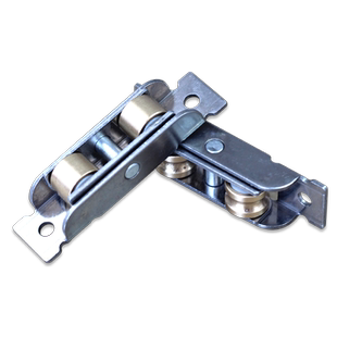 塑钢窗滑轮推拉门轨道门窗平移门铝合金凹槽滚轮子老式移门玻璃窗