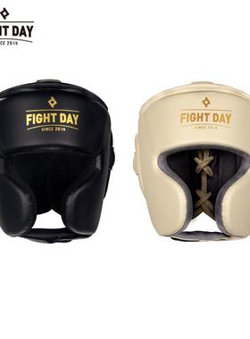 FIGHTDAY成人拳击护头柔软贴合轻盈散打泰拳护头盔训练拳击头套