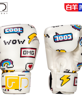 FIGHTDAY拳套FD儿童卡通像素小孩拳套少儿搏击散打专业拳套男女孩