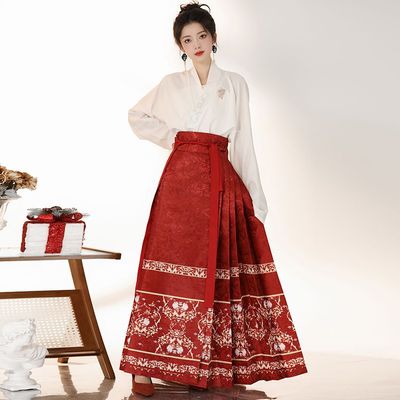 汉服绣花飞机袖日常改良