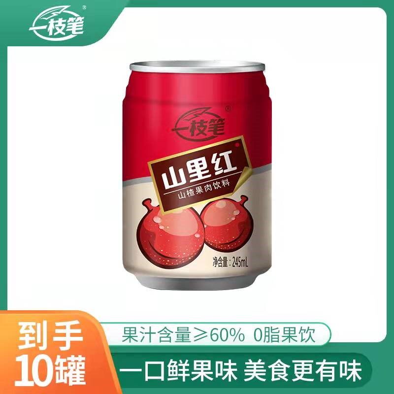 一支笔山里红山楂汁果汁适合儿童喝的饮料饮品一枝笔莱阳梨汁饮料