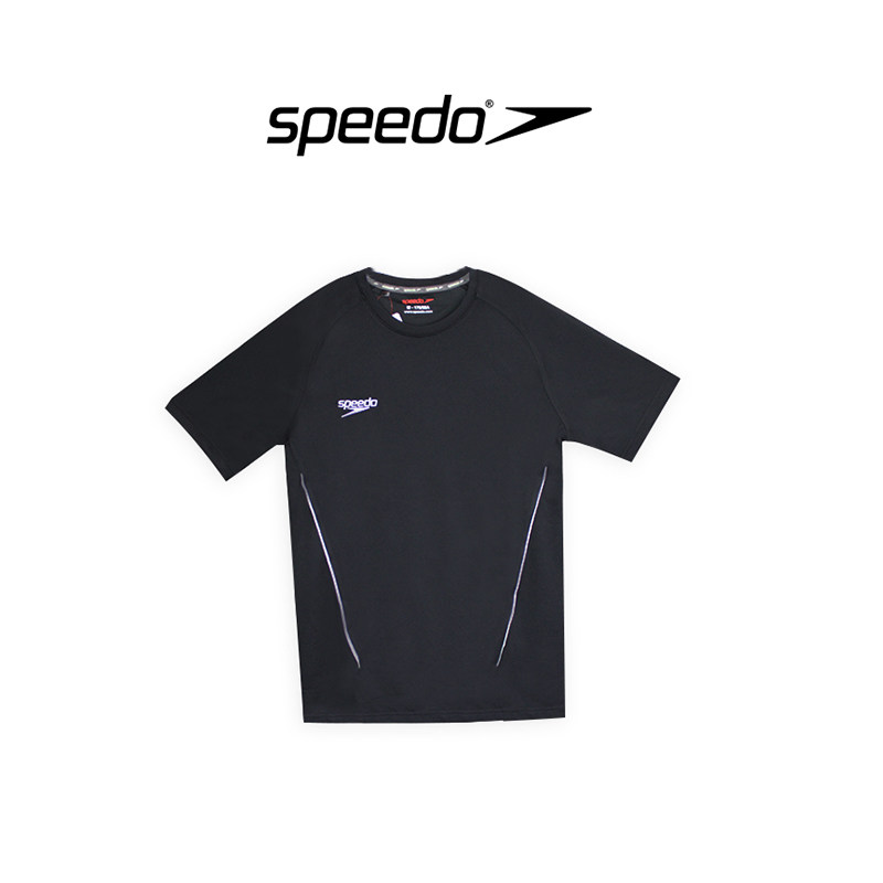 speedo速比涛速干衣夏季女士运动服上衣健身瑜伽服舒适短袖t恤男