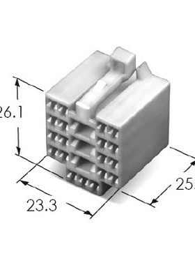 MG610837 22pin 护套 接插件 连接器全新原装