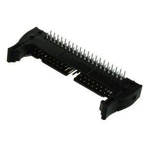 全新 XG4A-4034〖 CONN HEADER R/A 40POS 2.54MM〗