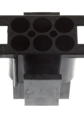 全新 1-480704-9〖 CONN U-MNL PLUG 6POS 94V-2 BLK〗