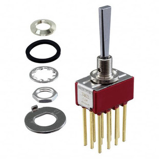 SWITCH 20V TOGGLE 0.4VA 4PDT 7403P1CWWBE