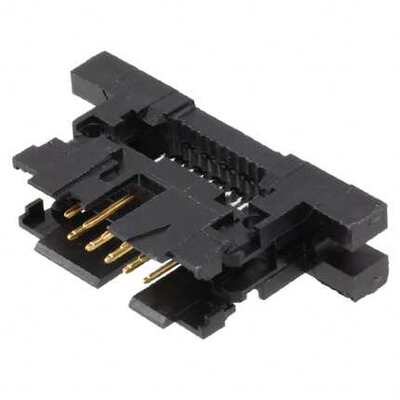 全新 5111448-1〖 CONN PLUG 10P IDC 26-28AWG GOLD〗