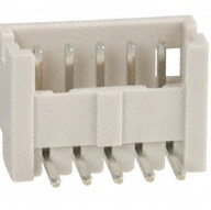 DF13-5P-1.25DS(20)  1.25mm间距-5Pin 弯针连接器 全新原装