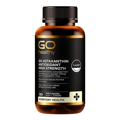[心血管]澳洲直邮GO Healthy高之源Astaxanthin虾青素胶囊7mg90粒