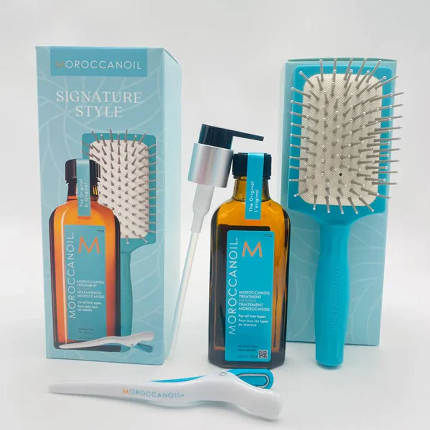 澳洲直邮 Moroccanoil 摩洛哥油护发油 100ml 梳子发夹套组