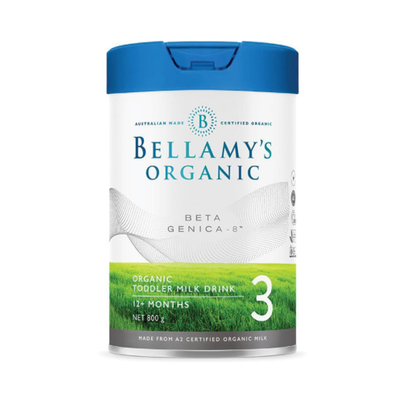 澳洲Bellamy贝拉米白金版有机A2婴儿奶粉Beta Genica-8 3/4段备注