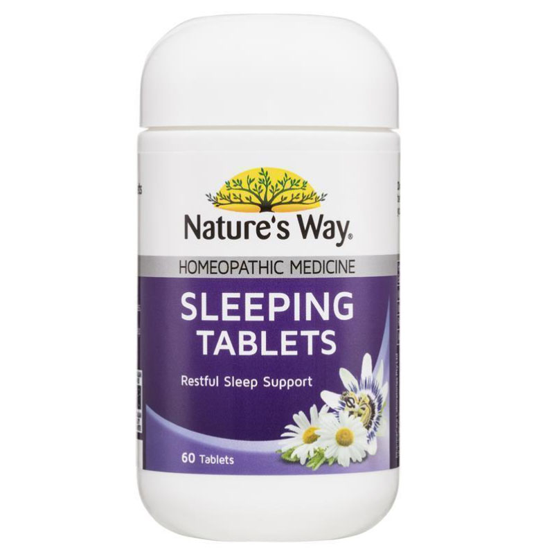 NATURES WAY 佳思敏 草本褪黑素助眠片60片 松果体Melatonin直邮