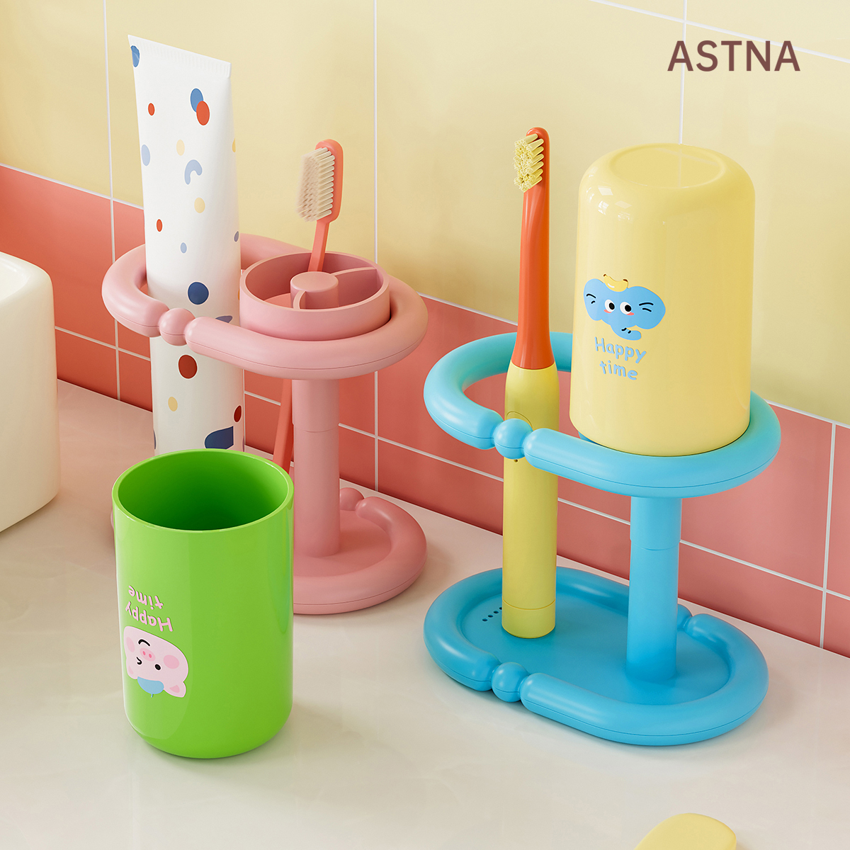 【防尘沥水】新款牙刷杯