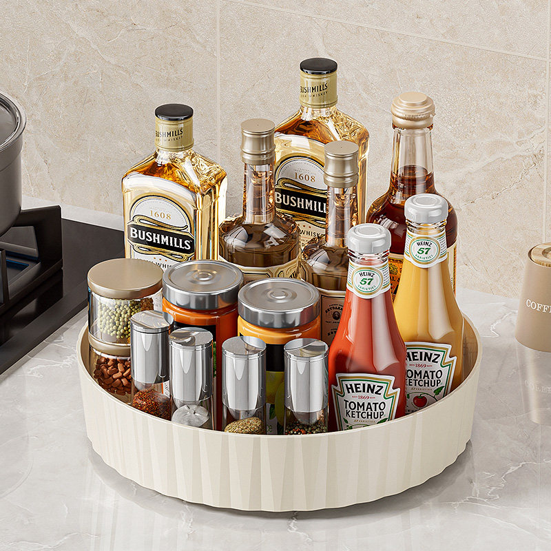360°旋转调料置物架多功能厨房