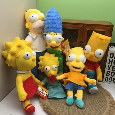 thesimpsons阿森家族毛绒玩具