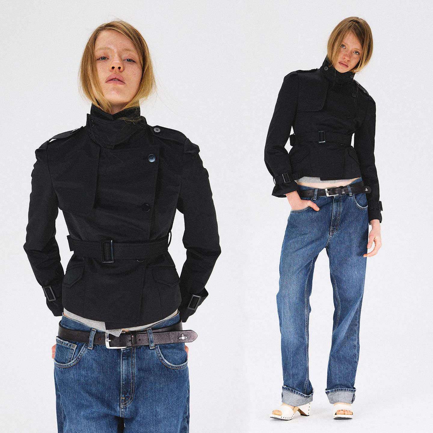 CLOUD WILD白云野边高密重工立体短款立领风衣外套女系带显瘦上衣,女装/女士精品,风衣,淘宝优惠券,粉丝福利购,淘宝优惠卷