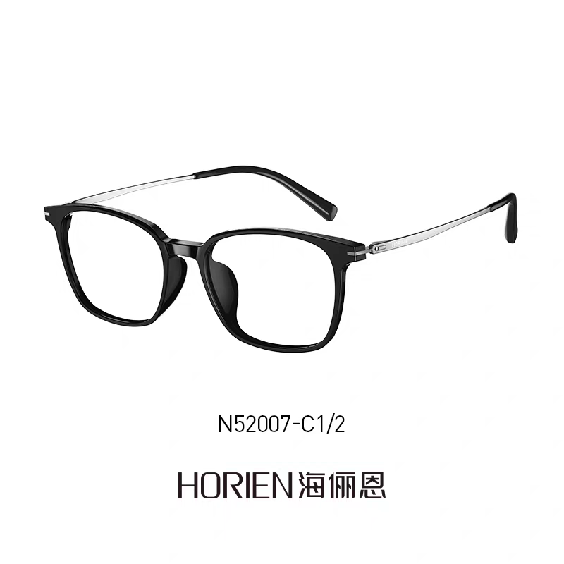 海俪恩显瘦素颜简约方框修颜神器可配度数男女款近视眼镜N52007