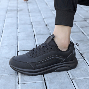 皮面轻便运动休闲鞋 匹克态极健步鞋 男 官方正品 新款 男士 2026春冬季