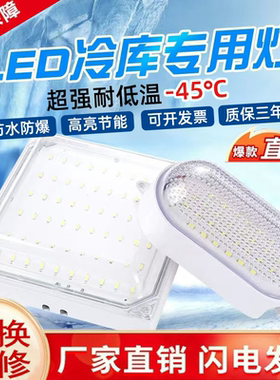 LED冷库专用灯防潮灯防爆三防灯20W浴室卫生间防水低压冻库冰库灯