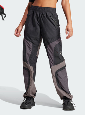 Adidas/阿迪达斯正品女士梭织宽松运动长裤IN3621