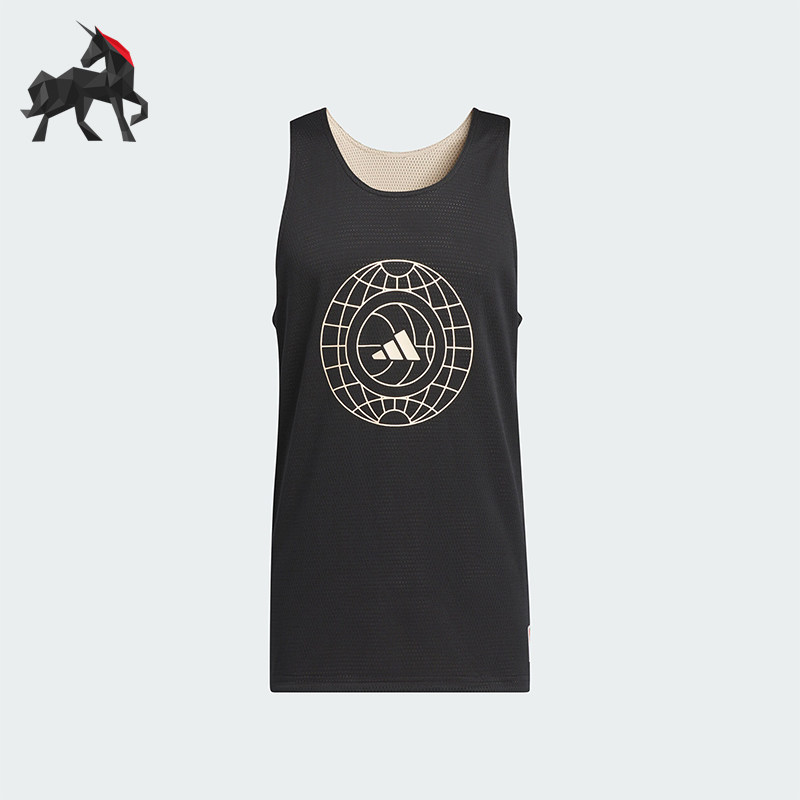 Adidas/阿迪达斯SLCT WWH JERSEY男士双面穿运动背心IU2435