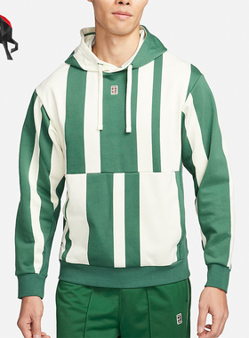 Nike/耐克正品春季男士印花休闲运动针织连帽卫衣FD5395-341