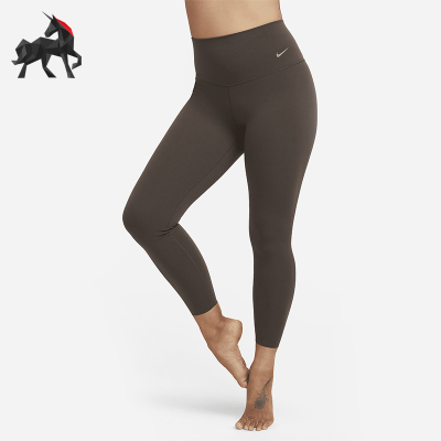 Nike/耐克正品女士高腰弹力透气紧身运动长裤DQ6016-237