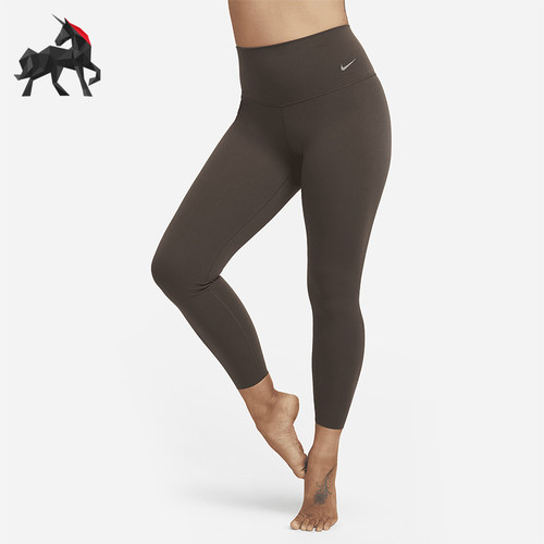 Nike/耐克正品女士高腰弹力透气紧身运动长裤DQ6016-237