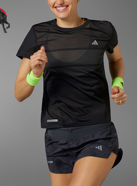 Adidas/阿迪达斯正品ULT ENG TEE 女士跑步运动圆领短袖T恤IL7175