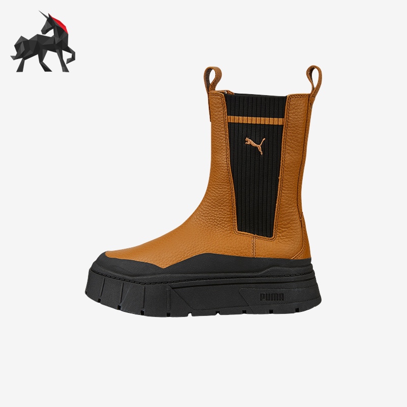 彪马正品女子复古休闲长筒靴