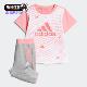 男女童透气童装 阿迪达斯正品 CX3478 SET夏季 Adidas TEE