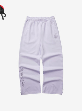 Skechers/斯凯奇正品女子时尚宽松针织两穿休闲长裤L323W086-00FW