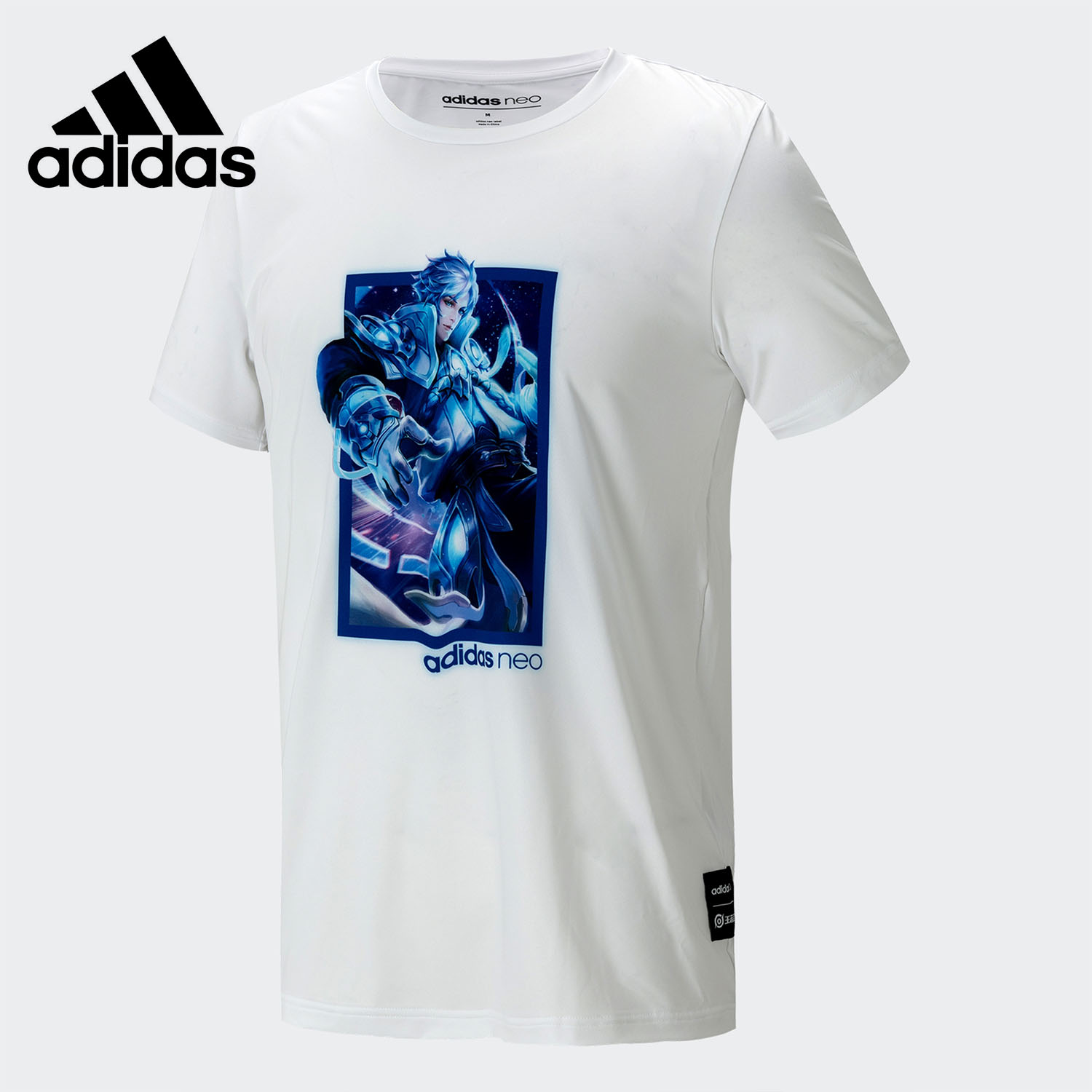 阿迪达斯男子休闲运动短袖t恤