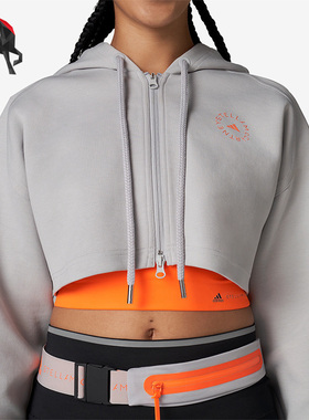 Adidas/阿迪达斯正品aSMC SW CRO女子连帽运动休闲短款外套HA8961