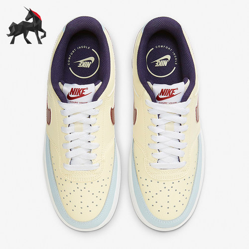 Nike/耐克正品Court Vision Low女士运动低帮板鞋FV8114-161