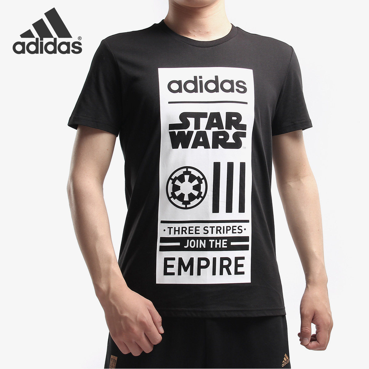 Adidas/阿迪达斯正品新款男子运动休闲星球大战短袖T恤DW8170