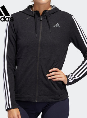 Adidas/阿迪达斯正品春季新款女子训练运动夹克外套 FJ7316