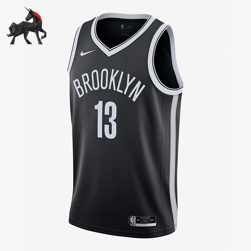 耐克正品篮网队欧文球衣运动t恤