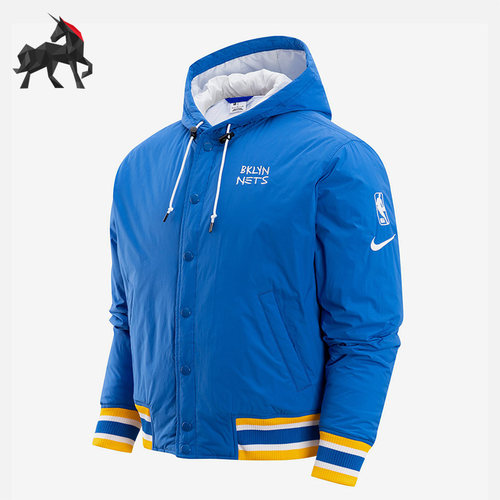 Nike/耐克正品布鲁克林篮网队男子夹克保暖棉服DR2435-463