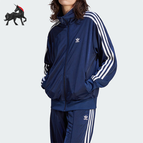 阿迪达斯女士宽松夹克外套