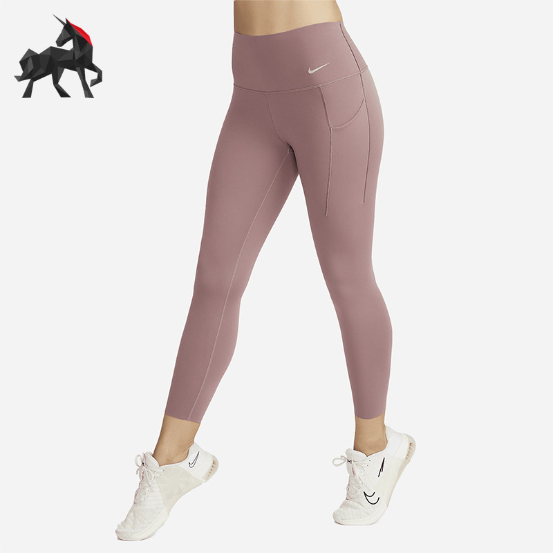 Nike/耐克正品女士紧身弹力透气运动训练长裤DQ5898-208