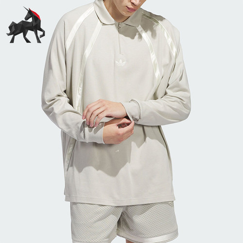阿迪达斯男女长袖POLO衫