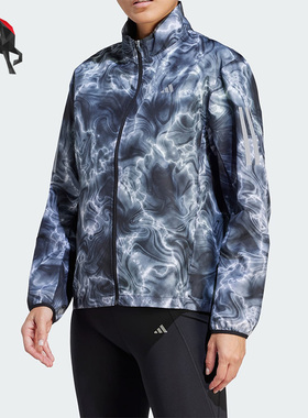 Adidas/阿迪达斯正品OTR AOP JACKET女子运动夹克外套IJ5427