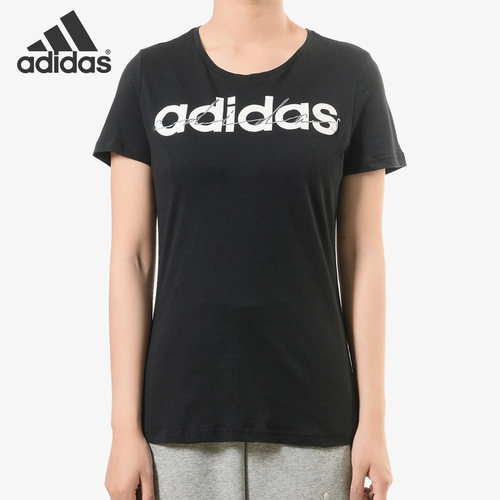 Adidas/阿迪达斯正品 SPECIAL LINEAR女子运动休闲短袖T恤BP8378