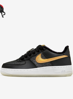 Nike/耐克正品AIR FORCE 1GS女子大童运动休闲鞋FN6977-010